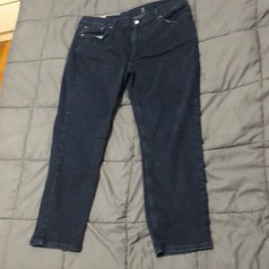 Mens levis jeans size 40 30 dark wash